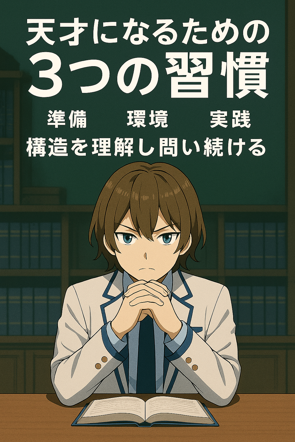 Maksimが前方を見つめる知的構え