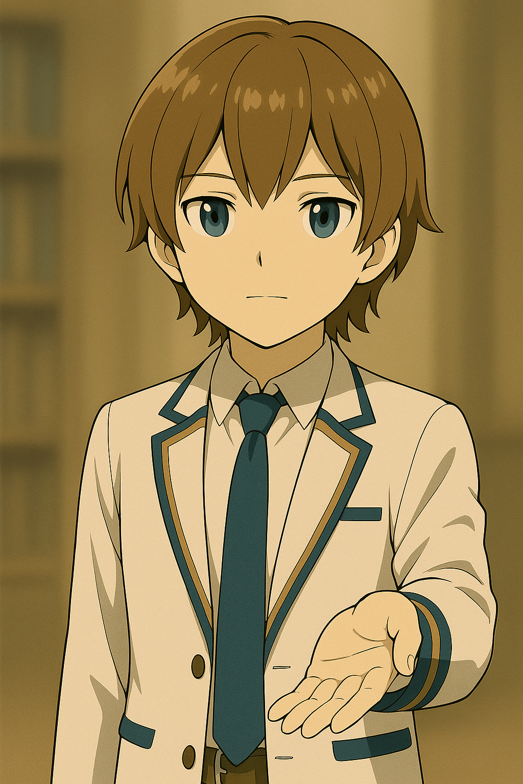 手を差し出すMaksim