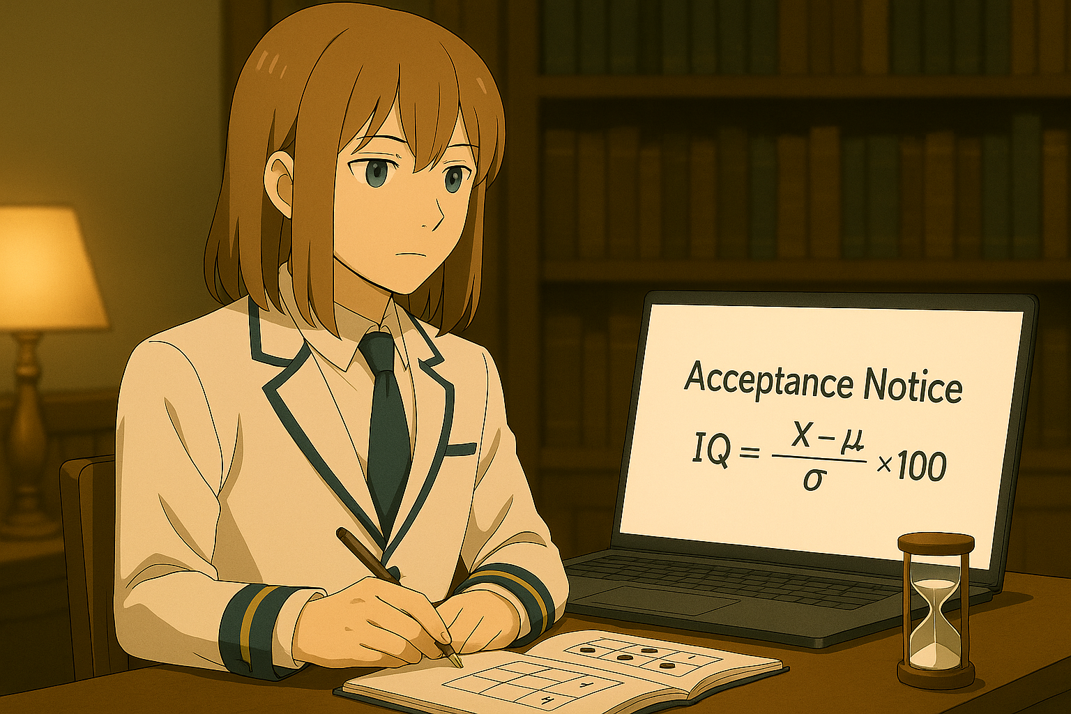 MENSA合格通知（Acceptance Notice）を確認するMaksim